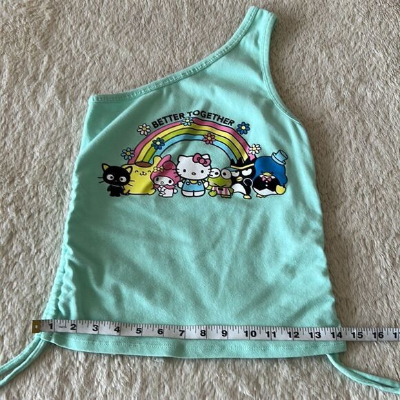 Hello Kitty and friends one shoulder top size medium - Picture 12 of 16